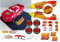 Cars Lightning (McQueen) Edible Cake Topper Set, Icing Labels, Decorative Stickers for Car-Shaped Cake (1. Small)