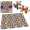 Unlösbares Puzzle | Hundepuzzle & Katzenpuzzle 2-in-1 Motiv | 500 Teile - wie 1000 Teile schwer, da beidseitig Bedruckt | Das unmögliche Puzzle, Schwere Puzzle für Erwachsene, Unmögliches Puzzle