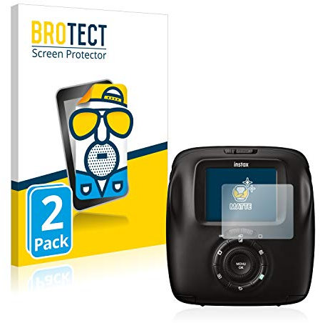 BROTECT Entspiegelungs-Schutzfolie für Fujifilm Instax Square SQ20 (2 Stück) Matte Displayschutz-Folie, Anti-Reflex, Anti-Fingerprint