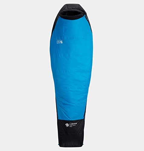 Mountain Hardwear Lamina 15F/-9C Regular Blau-Schwarz, Schlafsack, Größe 218 cm - RV Links - Farbe Electric Sky