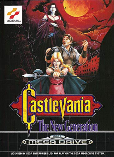 ELITEPRINT Castlevania The New Generation Sega Mega Drive Classics Retro A3 Poster auf 250 g/m² Druckmaterial Nintendo Arcade Games Room Reproduktion