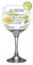 Personalised Gin and Tonic Glass Engraved Balloon Shaped G and T Novelty Juniper Copa Cocktail Stem Name Flower Line Gift Box 630 ml