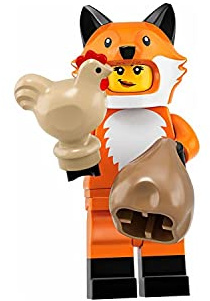 LEGO Minifigures Series 19 Fox Suit Guy Mascot Minifigure 71025 (Bagged)