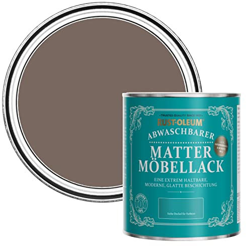 Rust-Oleum Brown Furniture Paint in Matt Finish - River's Edge 750ml