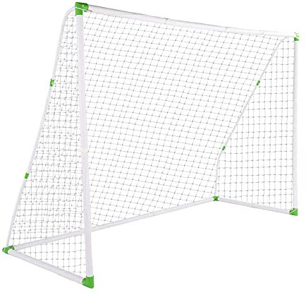 HENGMEI 180x120x80cm Fußballtor Fussballtore aus PVC für Kinder mit Netz Garten Fussball Tor Football Ball Tore für Garten, Park, Strand oder Halle