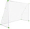 HENGMEI 180x120x80cm Fußballtor Fussballtore aus PVC für Kinder mit Netz Garten Fussball Tor Football Ball Tore für Garten, Park, Strand oder Halle