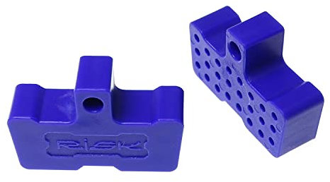 RLECS 2 bloques de purga de freno de disco hidráulico compatibles con Shimano, AVID SRAM y más para pinza de 4 pistones, azul