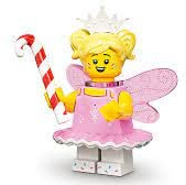 FCP LEGO Series 23 Sugar Fairy Minifigure 71034 (Bagged), Yellow, green