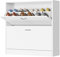 fevarbord Schuhschrank weiß, Schuhkipper schmal, Schuhregal mit 2 Klappenschubladen, Schuhkommode Schuhschrsnk aus Holz für Flur, Diele 80x23.5x80cm