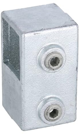 Rohrverbinder T-Verbinder 90° kurz, für Quadratrohr 40 mm AVERDE