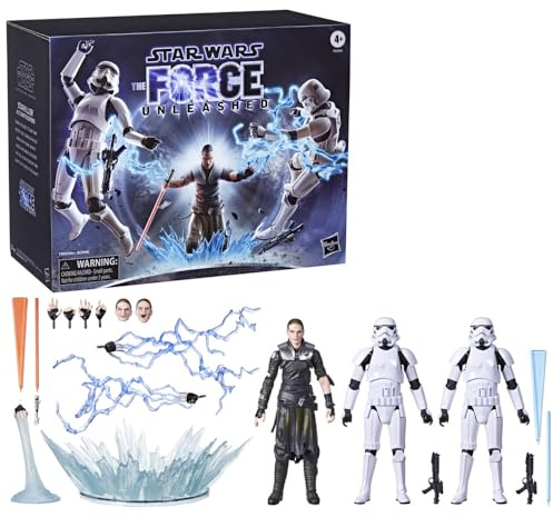 Hasbro Figur Starkiller & Stormtroopers Pack Fig. 15 cm Star Wars the Force Unleashed The Black Series