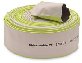 Ø 102 mm - 4 pulgada, 50 metros, manguera de tela | Manguera industrial | Manguera de construcción | manguera plana