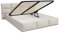 Lit coffre Miami 160 x 200 cm avec sommier à lattes relevable Beige