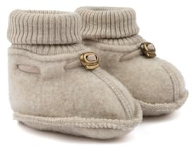 Mikk-line Lammfellschuhe Baby – Warme Woll Hausschuhe Kinder Aus Merinowolle - Kuschelige Wool Felt Shoes in 84% Wolle und 16% Polyester für Jungen und Mädchen