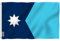 Anley Fly Breeze 3 x 5 Fuß New Minnesota State Flag – lebendige Farben und lichtbeständig – Canvas-Kopfzeile und doppelt genäht – Minnesota MN-Flaggen aus Polyester mit Messingösen 3 x 5 Fuß