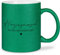 glitzertassen.de® | Herzensmensch - Schön, dass es dich gibt | Tasse mit Glitzer | Geschenkidee | Muttertag | Mama | Kaffeebecher | Keramik | 330 ml | Grün
