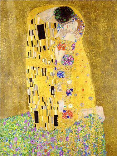 Pro-Art Glasbild Klimt Der Kuss, 80x60 cm