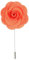 Holibanna Anstecknadel Blume Handgefertigt Herren 4cm Durchmesser Stoff Legierung Brosche Krawatte Revers
