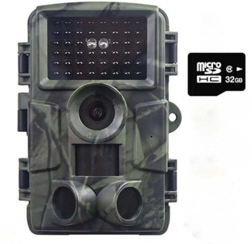 LMHOME Wildkamera, 60 MP 4K Video Wildkamera mit 2.0 LCD-Bildschirm, Wildkamera mit Bewegungsmelder Nachtsicht bis 120°, 100° Erfassungswinkel, IP66
