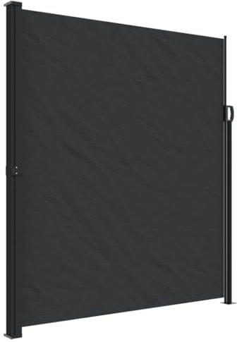 Store Latéral, Brise-Vue Paravent Extérieur Pare-Soleil Auvent latéral rétractable Noir 220x300 cm
