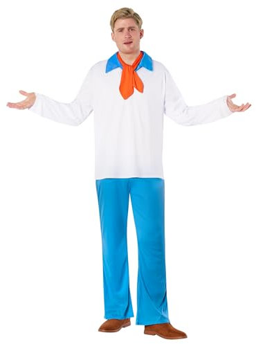 Morph Mens Mystery Solving Detective Costume Cartoon Character Costumes For Men Halloween XL