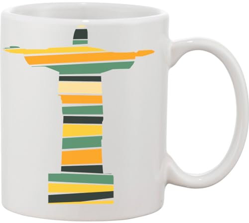 Functon+ Rio De Janeiro Berühmte Statue Keramiktasse Weiß
