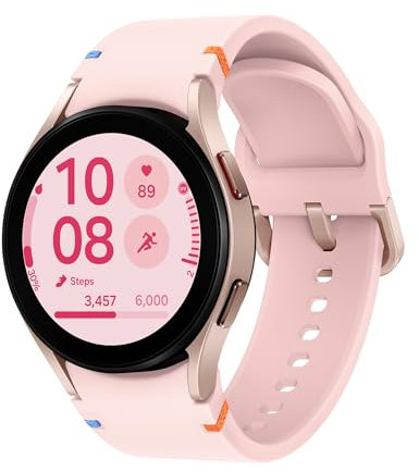 Samsung Galaxy Watch FE 40mm, Smartwatch Analisi del Sonno, Monitoraggio Benessere, Batteria a lunga durata, Bluetooth, Ghiera Touch in Alluminio, Pink Gold [Versione italiana]
