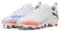 PUMA Unisex Kinder Future 8 Play Fg/Ag Jr Fussballschuh, Weiß, Schwarz, leuchtendes Rot