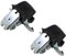 VHEUHZ Lot de 2 loquets de serrure de porte arrière inférieure compatibles avec Renault Master Kangoo Opel Vauxhall Movano 1998-2010