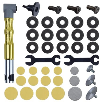 Qianly Accesorio de herramienta rotativa con eje flexible de 90 grados y portabrocas de 3 mm, Dorado