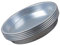 KICHOUSE 5 Piezas Plato de aluminio planchas de barbacoa platos Picnic cámping largo Lámina con plato de cena de aleación de aluminio placas de barbacoa plato de bocadillos bandeja Silver