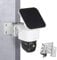 Metal Corner Mount Bracket for Eufy Security SoloCam S340, SoloCam E30, and Eufy 4G LTE Cam S330, Stainless Steel Weatherproof Camera Mount for Solar Security Camera with A Wider View Angle 270°