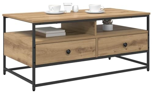 vidaXL Couchtisch Artisan-Eiche 100 x 51 x 45 cm Holzwerkstoff