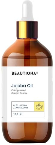 Jojobaöl 100 ml – Natürliches, kaltgepresstes & unraffiniertes Öl für Haut, Gesicht & Haare – 100% Rein, Vegan, Feuchtigkeitsspendend & Pflegeintensiv