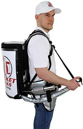 Bier Rucksack mit 11 Liter Edelstahl Tank, Zapfhahn und Pumpe