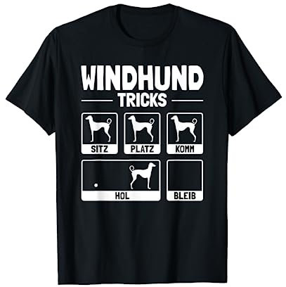 Lustiges Windhund T-Shirt Hund Geschenk Hundehalter T-Shirt