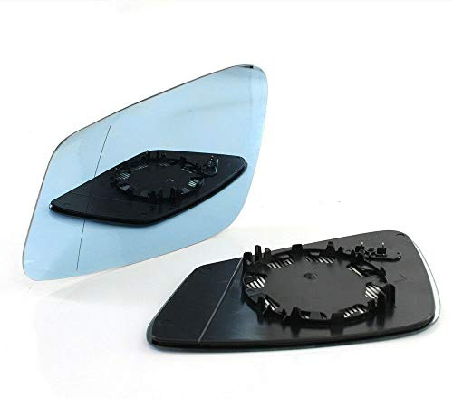 Ricoy Blau abgetönte Rückwärmflügel Seitenspiegel Glas für F01 F07 F10 F11 F18 F20 F30 F32 F34 F36 (Links)