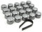 Partsdealers® Cache-écrous Ronds Fait pour Audi A1 A3 A4 A5 A6 A7 A8 TT Q3 Q5 Q7 17 mm (Alliage Gris.)