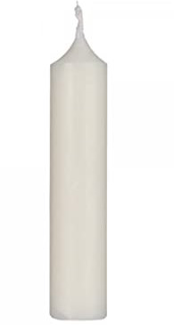 IB Laursen - Stabkerze, Kerze - Rustikal - Paraffin, Palmöl - Farbe: Elfenbein - (ØxH) 2,2 x 11 cm - 1 Stück