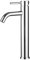 Ibergrif M11203 Rubinetto per lavabo alto, miscelatore monocomando per lavandino, acciaio inossidabile, cromo