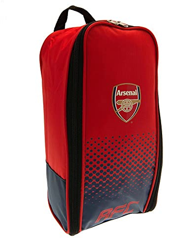 RAN Arsenal FC Boot Bag Official Merchandise, Red, approx 35cm x 18cm x 12cm