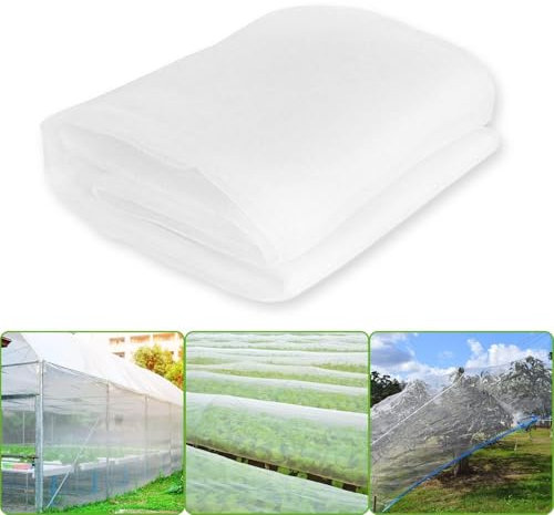 Filet Anti Insecte, 3 × 6 Mètres Filet Anti Oiseaux, Réutilisable Filet Anti Pigeon, DIY Filet Voliere, Filets pour Jardin Convient aux Fermes aux Serres aux Vergers aux Jardins