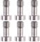 Hersmay 6PCS 1/4'' - 20 Camera Long Screw Hex Screws with Stainless Steel Material for Camera Tripod, Monopod, Tripod Baseplate, Quick Release Plate