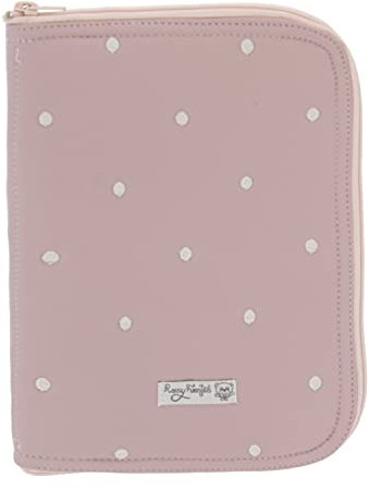 ROSY FUENTES - Portadocumentos Bebé - Ideal para Almacenar Documentos Importantes - Diseño Elegante con cierre con cremallera 0-rosa empolvado