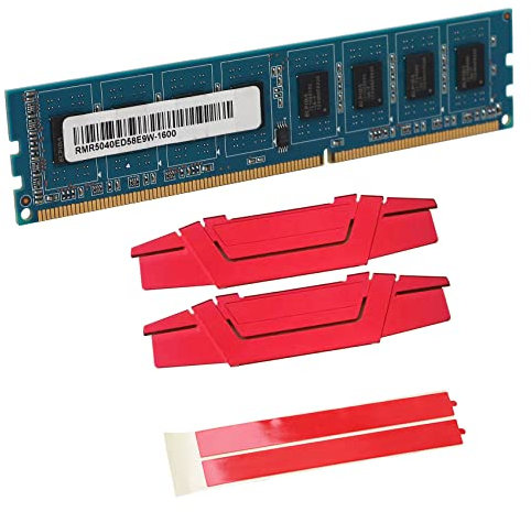 Lodokdre 4 GB DDR3 Desktop Memory+Gilet di Raffreddamento 1600Mhz PC3-12800U 2RX8 240Pins 1.5V DIMM Ram per Scheda Madre