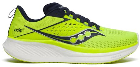 Saucony Ride 17 Laufschuhe für Herren, Citron Marineblau, 41 EU