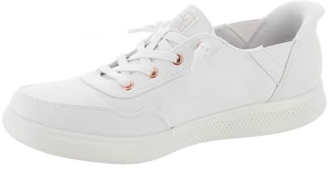 Skechers Damen Hands Free Slip Bobs Skip B, Cute Sweet Sneaker, Weiss/opulenter Garten, 38 EU Weit