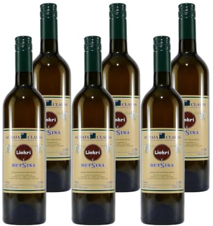 Achaia Clauss Liokri Retsina Weißwein (6 x 0,75L)