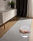 benuta Basic handgewebter Baumwollteppich Ron - Beige/Schwarz 80x300 cm - Handwebteppich 100% Baumwolle - Läufer im Stil: Uni, Minimalistisch, Natural Living - Pflegeleicht für Wohnzimmer Schlafzimmer