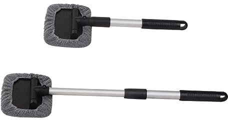 HAPINARY Glasreiniger-Set Mit Teleskopgriff Aus Aluminiumlegierung 180-grad-drehfunktion Windschutzscheiben-fensterschaber Für Auto-und Hausgebrauch